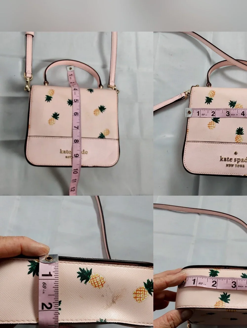 Kate Spade New York Staci Square Pineapple Printed  Bag